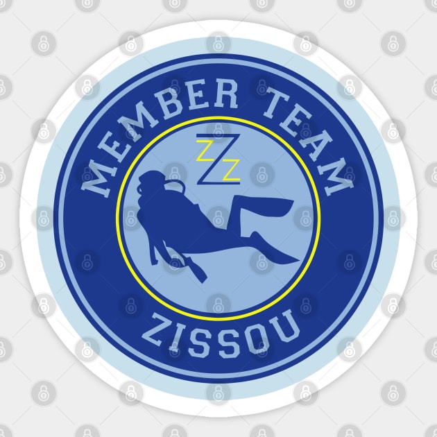 Member team Zissou Sticker by carloj1956